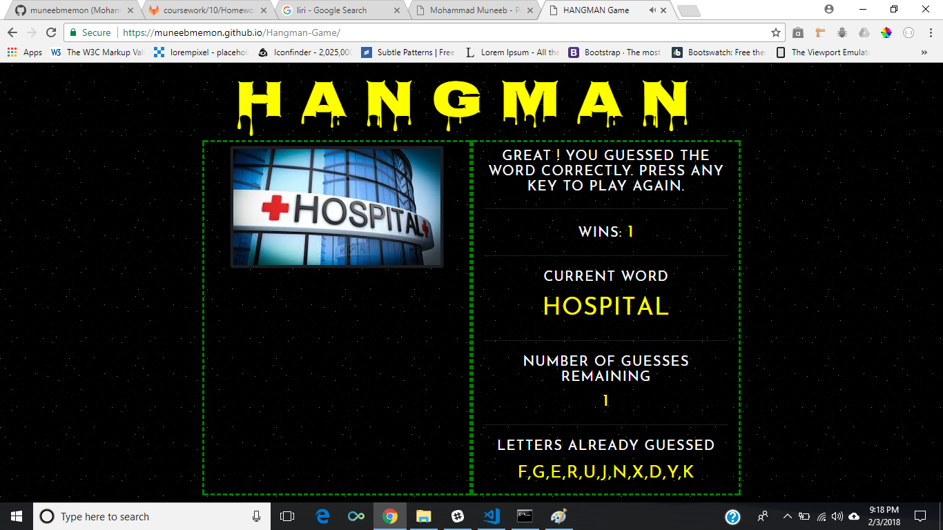 Hangman Game