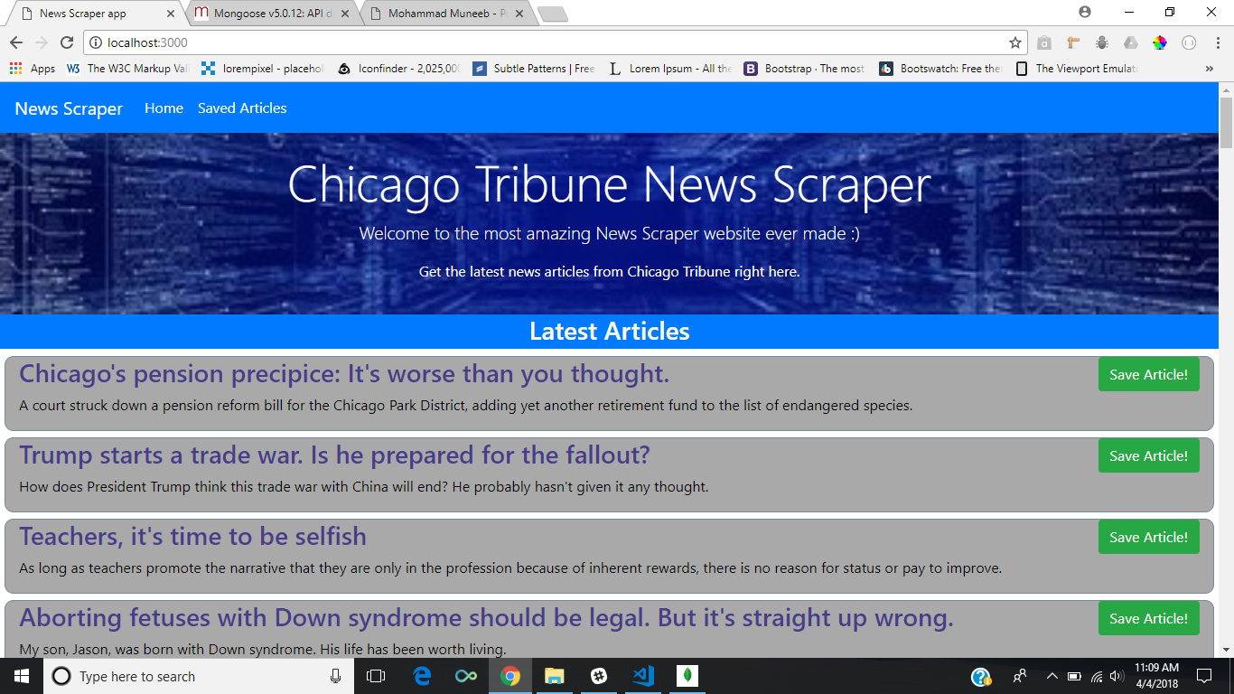 News Scraper